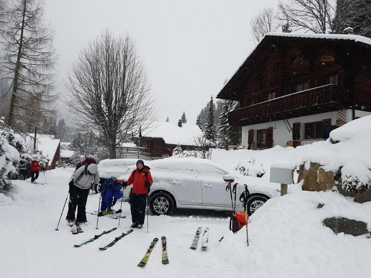 Le Castor Bed & Breakfast Morgins Bagian luar foto